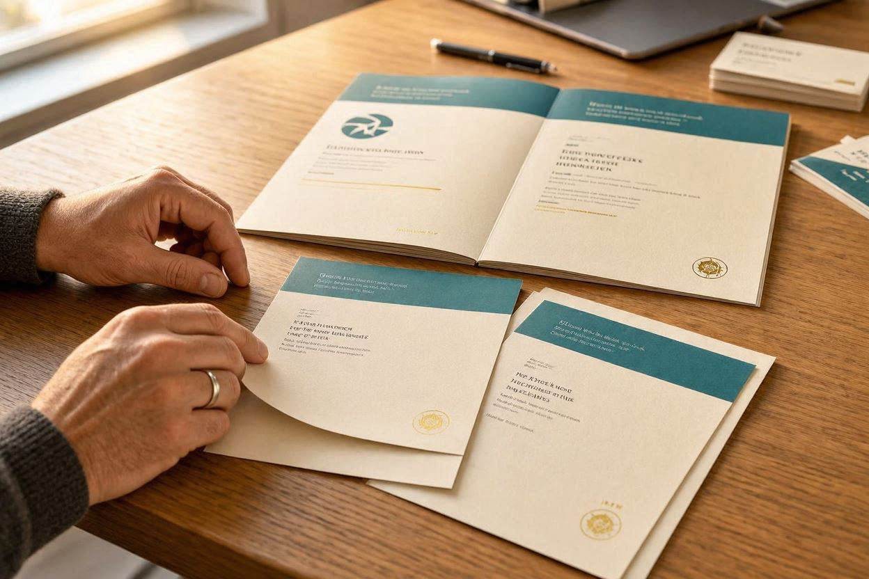 Grafischie flyers en folders